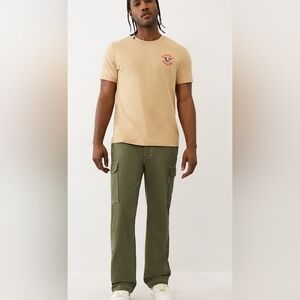 TRUE RELIGION Men's 32 Pants Cargo Ripstop SN Green BRAND-NEW w/tags